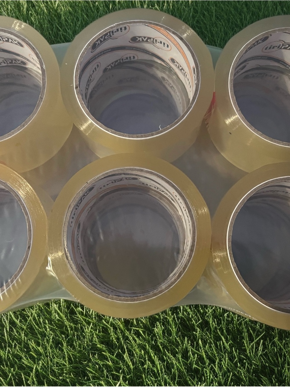 Clear Adhesive Packing Tape Rolls - Pack of 6 (Transparent)
